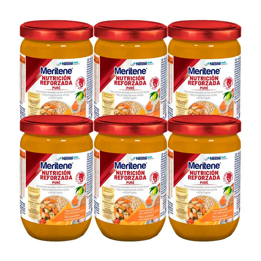 Meritene Pure Turkey with Rice and Carrot, 6x300g