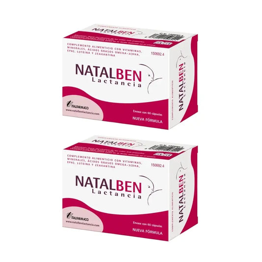 Natalben Breastfeeding Pack, 2x60 Capsules