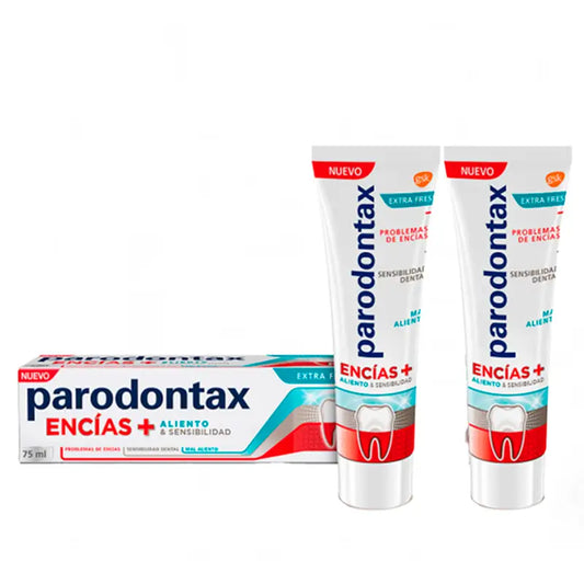 Parodontax Pack Toothpaste Gum Sensitivity Extra Fresh, 2 x 75 ml