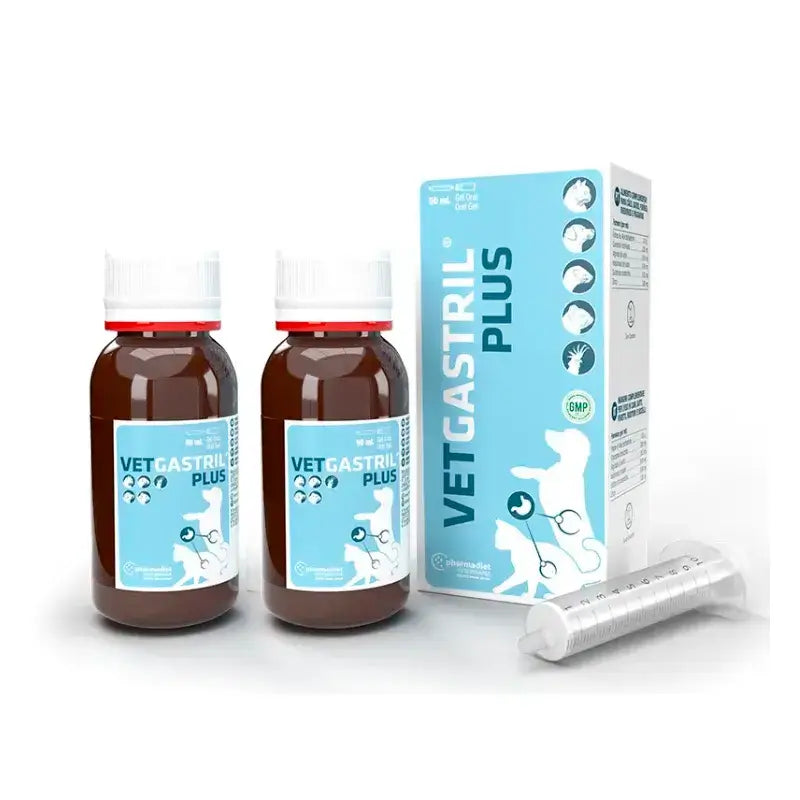 Pharmadiet Vetgastril Plus Gastric Protector For Dogs and Cats, Pack 2 x 50 ml