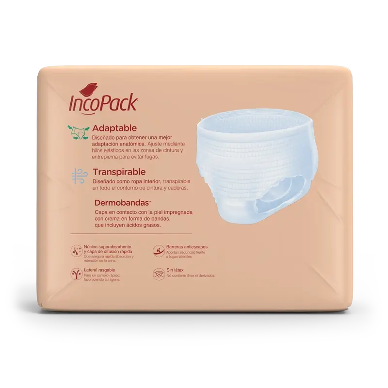 Incopack Absorbent Night Pant Pant Extra Large Size , 80 units