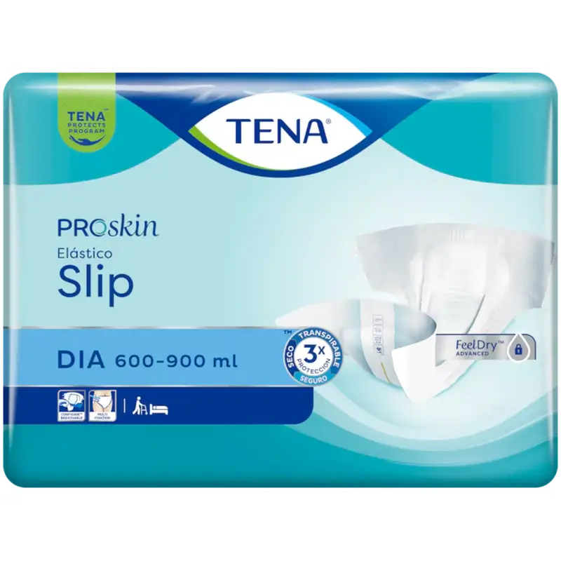 Tena Proskin Diaper Slip Elastic Diaper Small Day , 80 units
