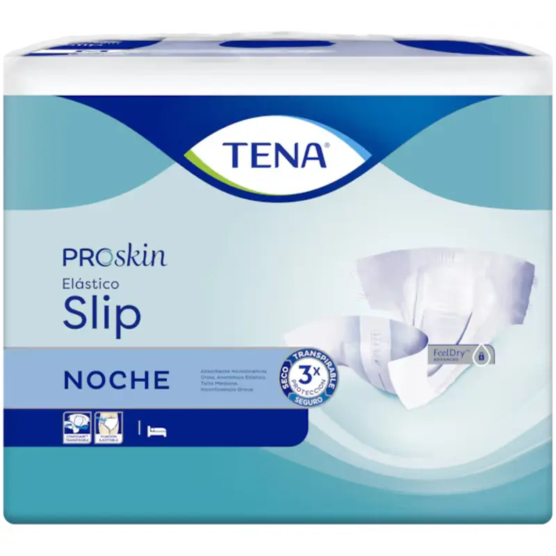 Tena Diaper Proskin Diaper Slip Elastic Medium Night, 80 units