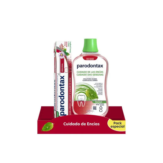 Parodontax Herbal Gum Care Pack (toothpaste + mouthwash)