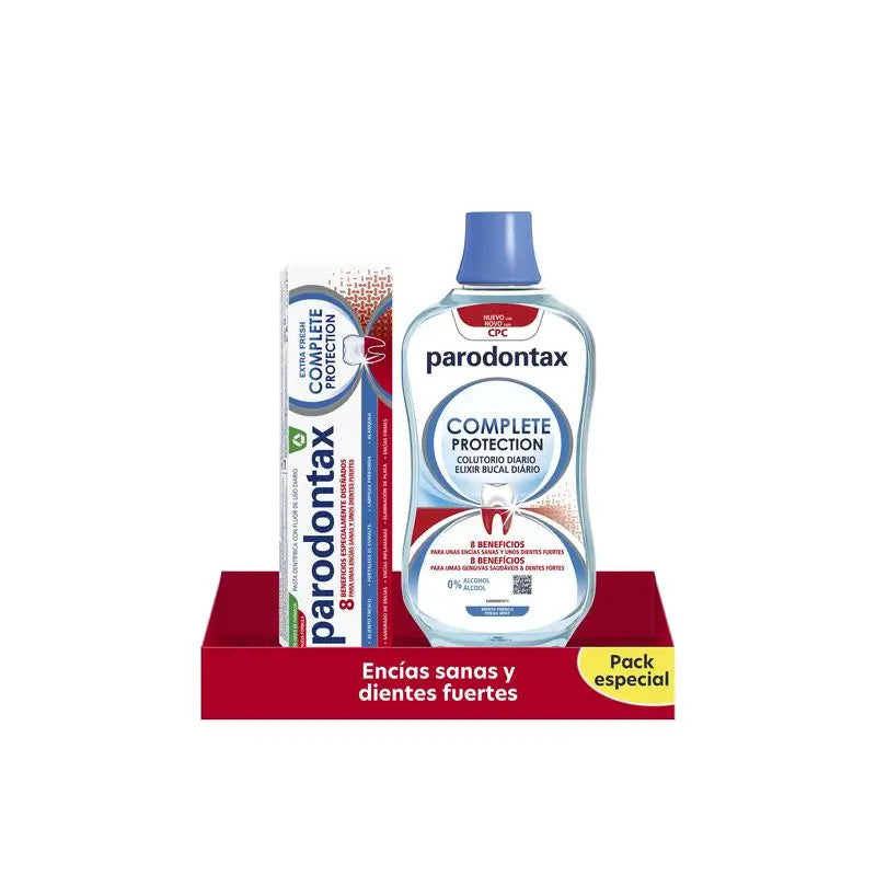 Parodontax Healthy Gums and Strong Teeth Pack (Toothpaste + Mouthwash)