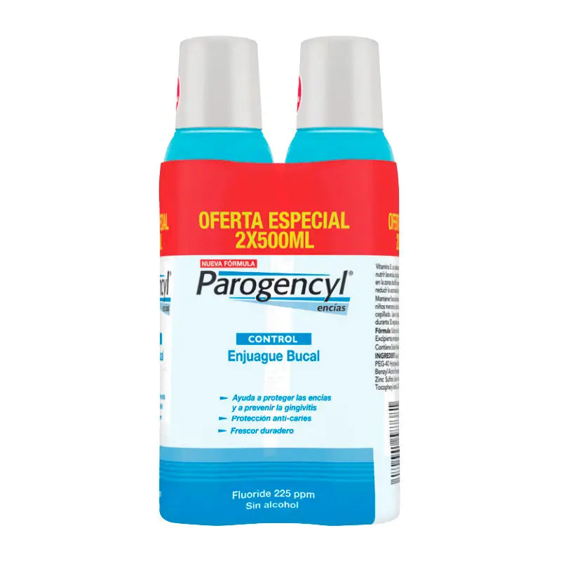 Parogencyl Control Mouthwash, 2x500 ml