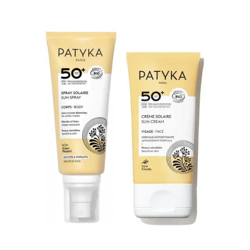 Patyka Sun Routine Spf 50 150 ml + 40 ml, Pack of 2