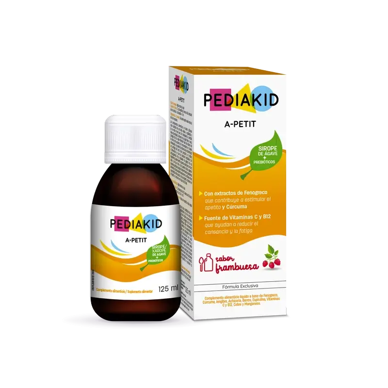 Pediakid Appetite-Tone Raspberry Syrup 125Ml