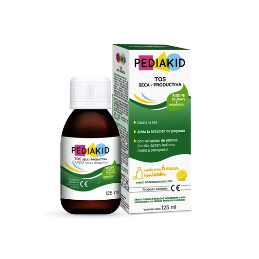 Pediakid Lemon Syrup Dry & Productive Cough 125Ml