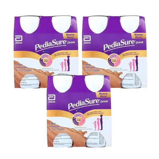 Pediasure Drink Chocolate Children, 4 Bottles x 220 ml Pack 3
