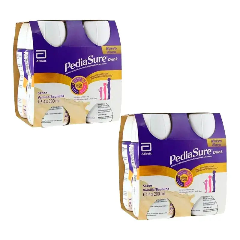 Pediasure Drink Vanilla Children, 4 Bottles x 220 ml Pack 2