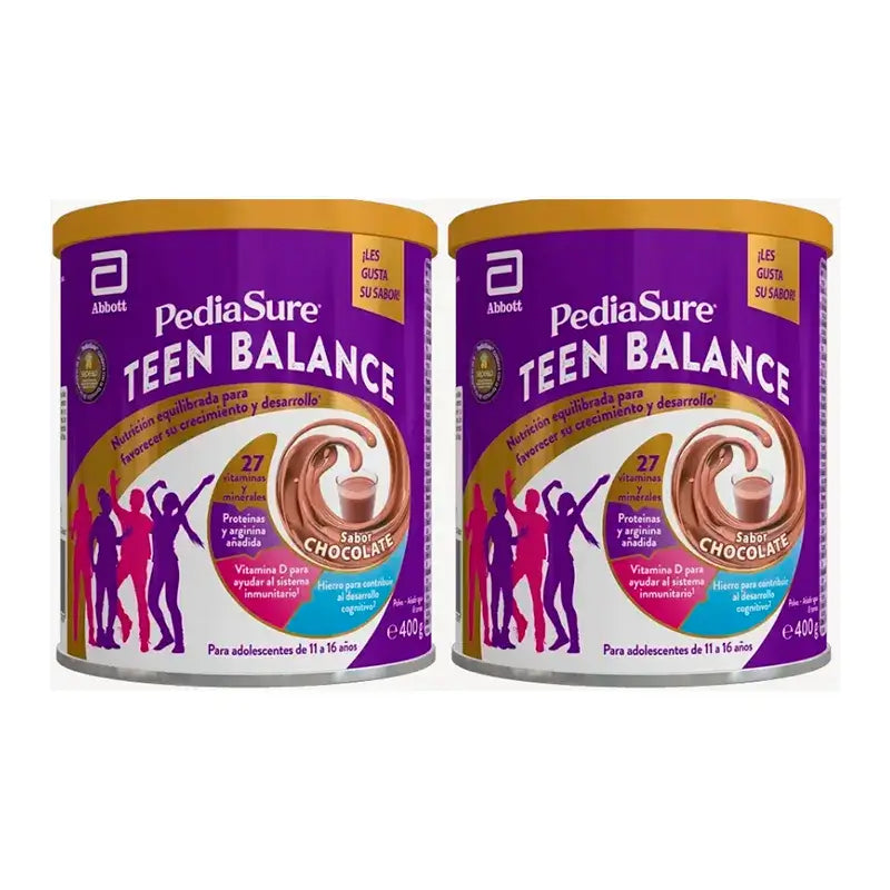Pediasure Teen Balance Teenage Chocolate, 2x400g