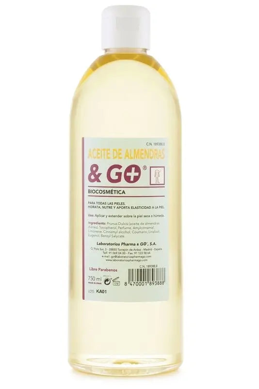 Pharma & Go Sweet Almond Oil 750Ml.