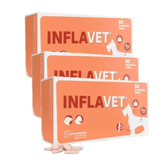 Pharmadiet Inflavet, Pack 3 x 60 Tablets
