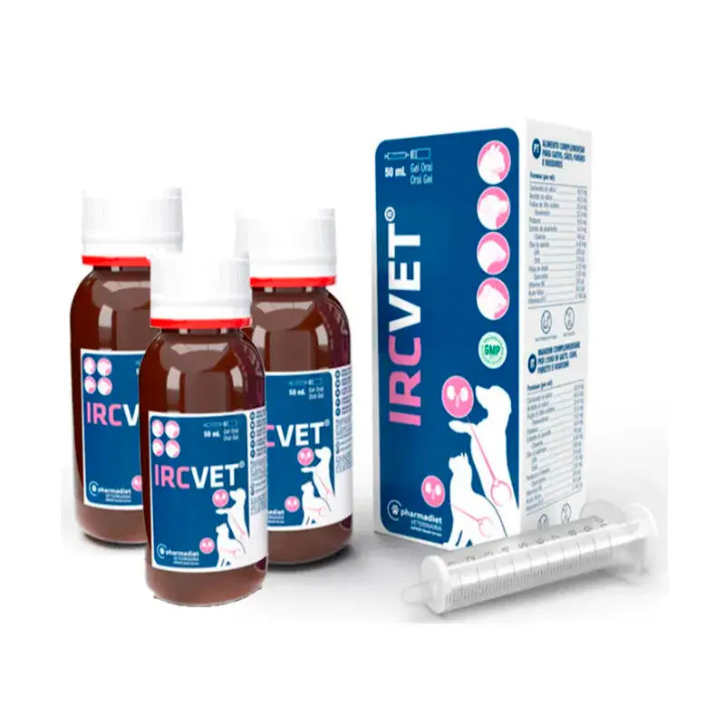 Pharmadiet Irc-Vet Gel, Pack 3 x 50 ml