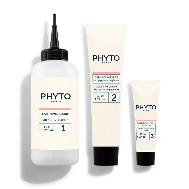 Phyto Colouring 6.34 Dark Blonde Copper - Permanent Colouring Kit, 110 ml