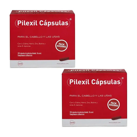 Pilexil capsules, Pack 2 x 150 Caps.