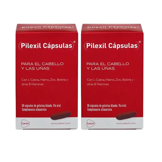 Pilexil capsules, Pack 2 x 50 Caps.