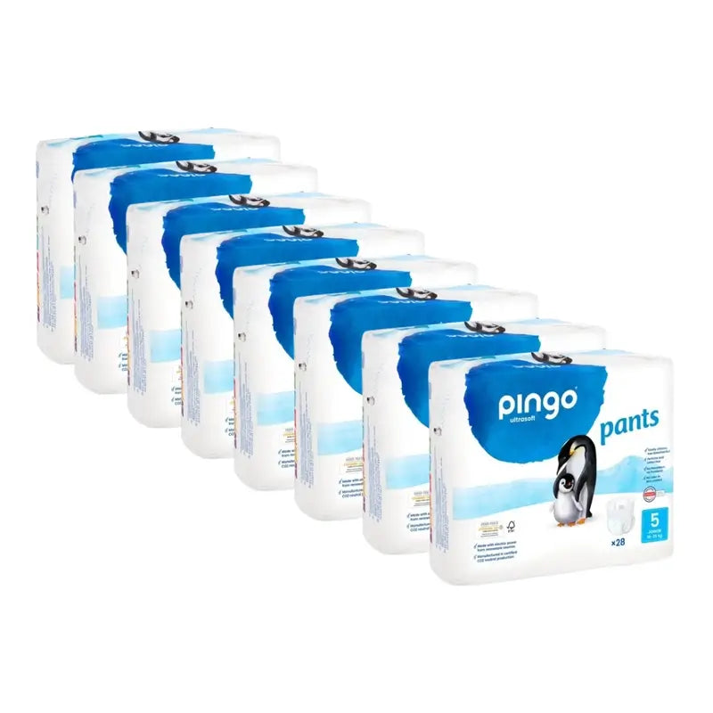 Pingo Nappy Wipes Size 5 (11-25 Kg), 8X28 Pcs.
