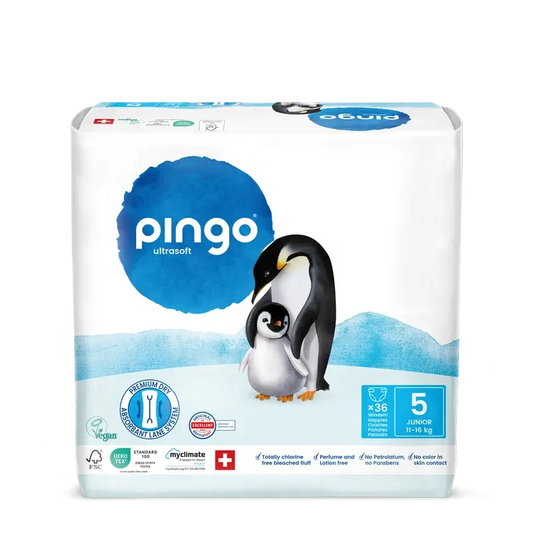 Pingo Ecological Nappies Size 5 (11-16 Kg), 36 pcs.