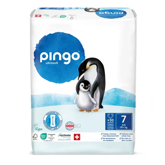 Pingo Ecological Nappies Size 7 (+15 Kg), 30 units