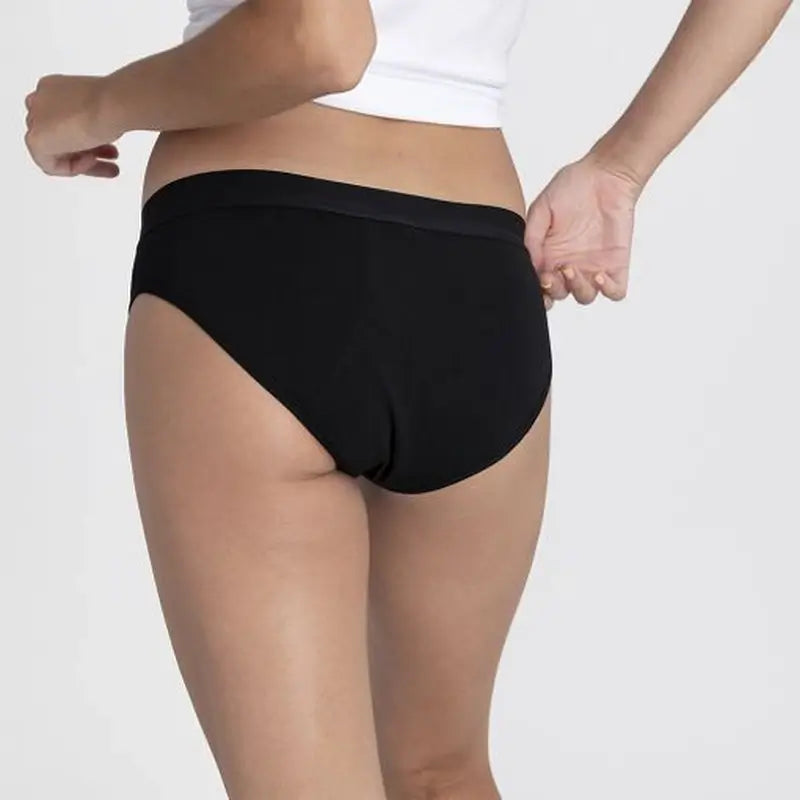 Platanomelon Kiwitas Classic Sporty Menstrual Panties Black T / Xs