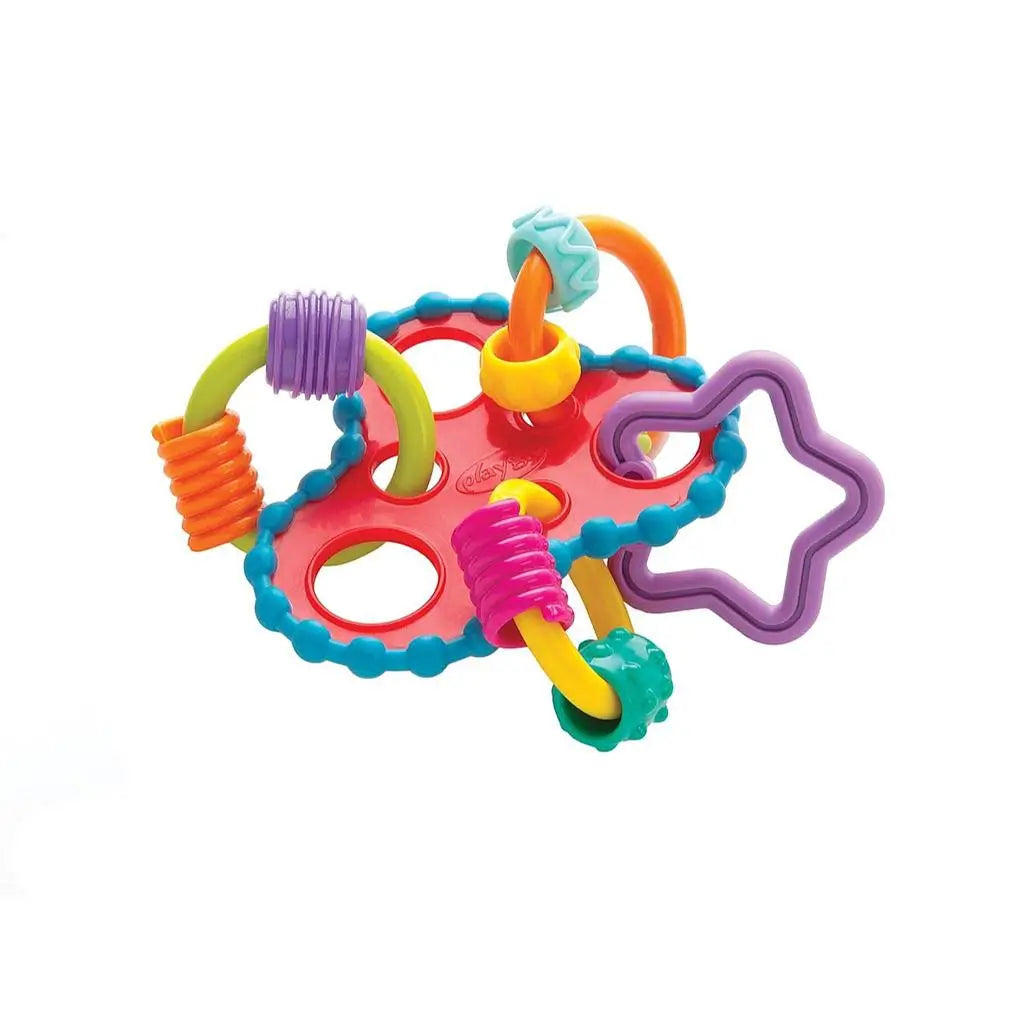 Playgro Teether Rattle Activities Clover Teether