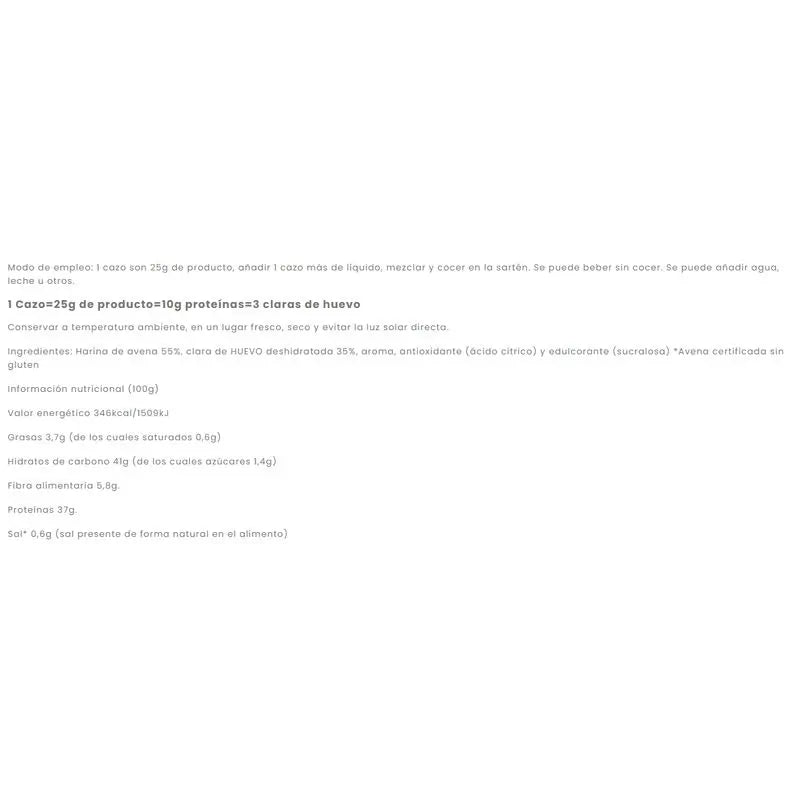 Pr-Ou Clear+Oatmeal Cookie Flavour Pancake 2Kg. Sg