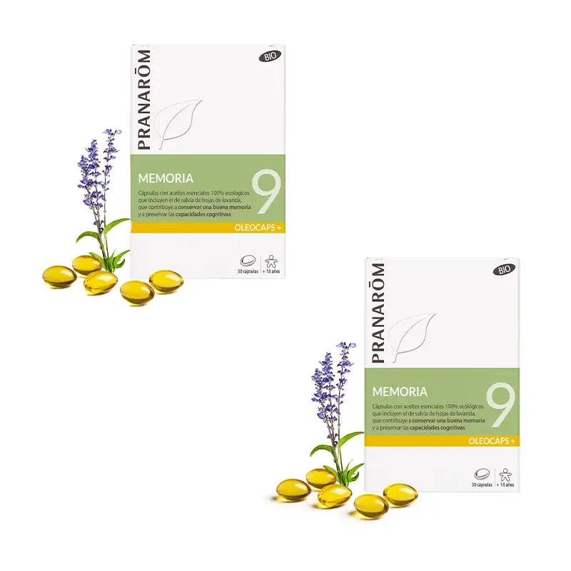 Pranarôm 9 Bio Memory, 2X30 Capsules