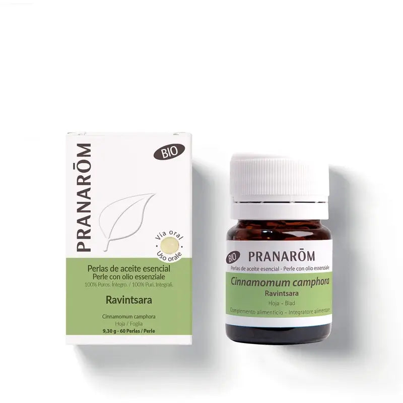 Pranarôm Essential Oil Ravintsara Bio 60 Pearls 100 Mg
