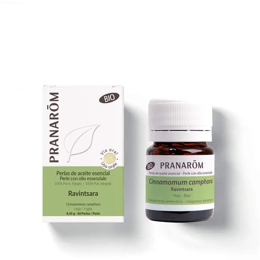 Pranarôm Essential Oil Ravintsara Bio 60 Pearls 100 Mg