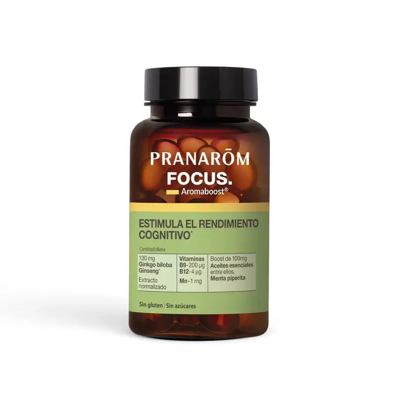 Pranarom Aromaboost Focus, 60 capsules