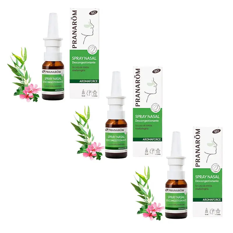 Pranarôm Aromaforce Nasal Spray Bio, 3X15 Ml
