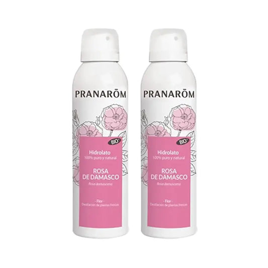 Pranarôm Organic Damask Rose Hydrolats, 2X150 Ml