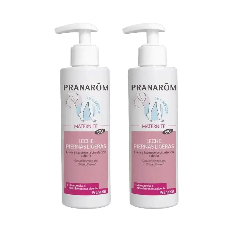 Pranarôm Pranabb Maternite Light Legs Milk, 2X200 Ml
