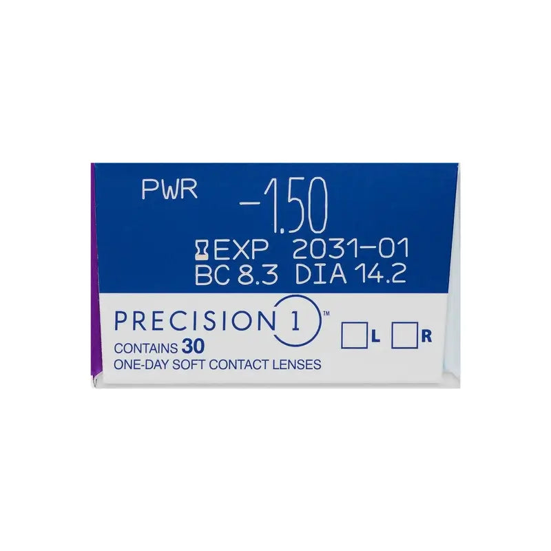 Precision1 Spherical Daily Lenses , 30 units - +7.00, 8.3, 14.2