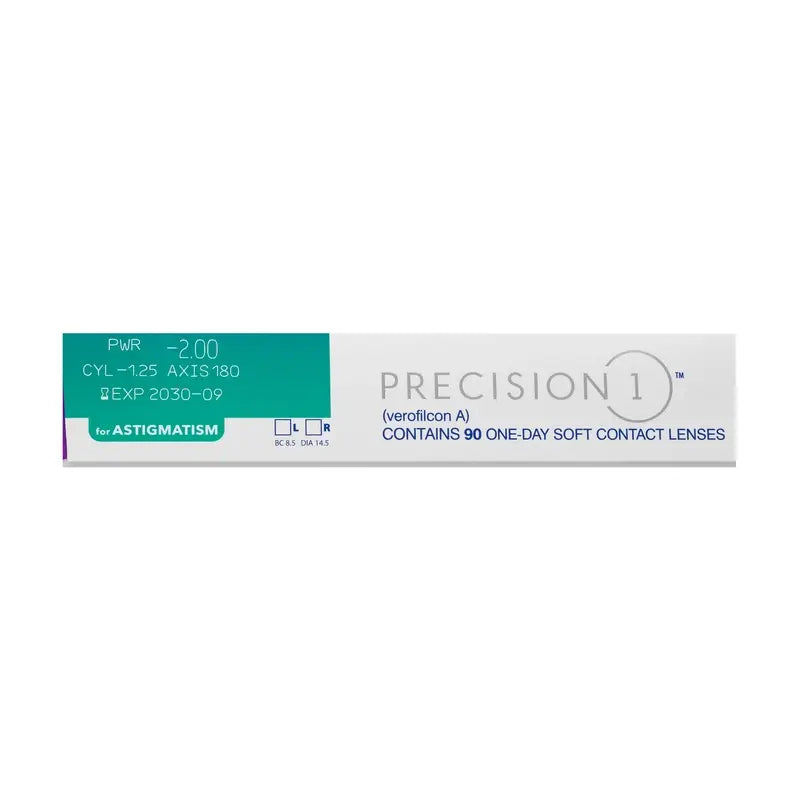 Precision1 Daily Toric Lenses , 90 units