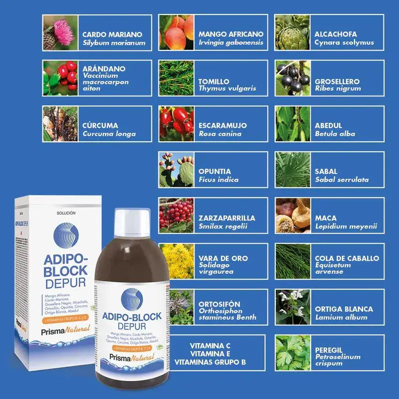 Prisma Natural Adipo Block Depur Solution, 500 ml