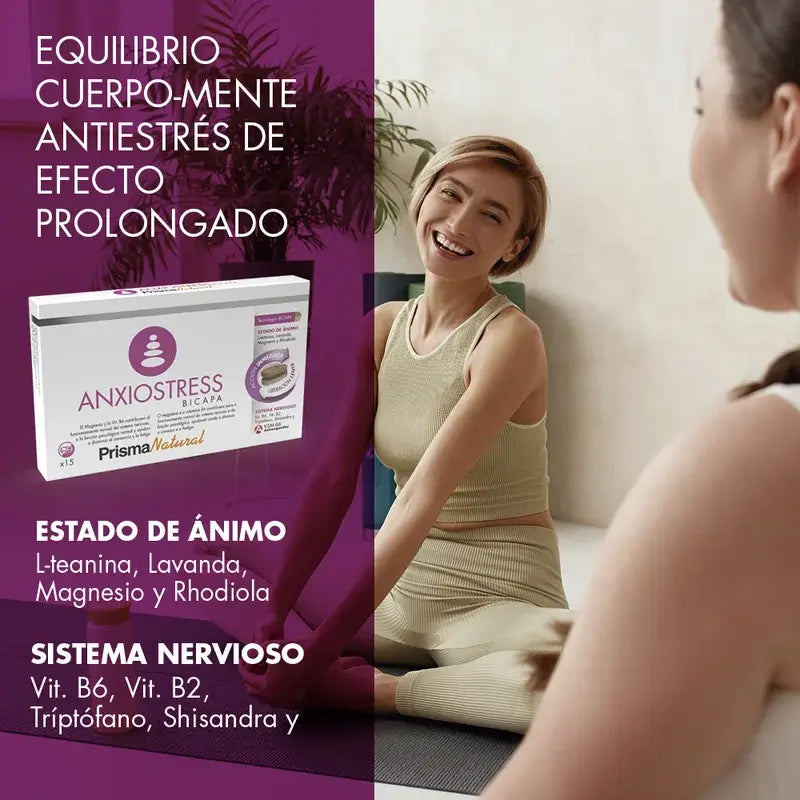 Prisma Natural Anxio-Stress Bicapa, 15 Tablets