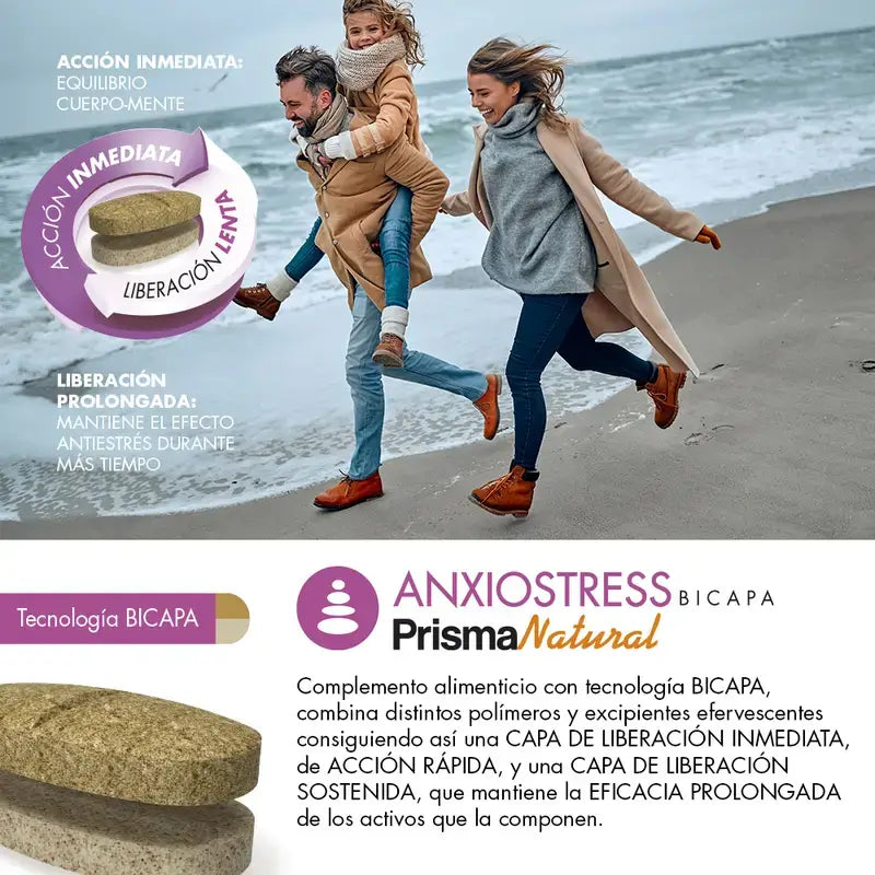 Prisma Natural Anxio-Stress Bicapa, 15 Tablets