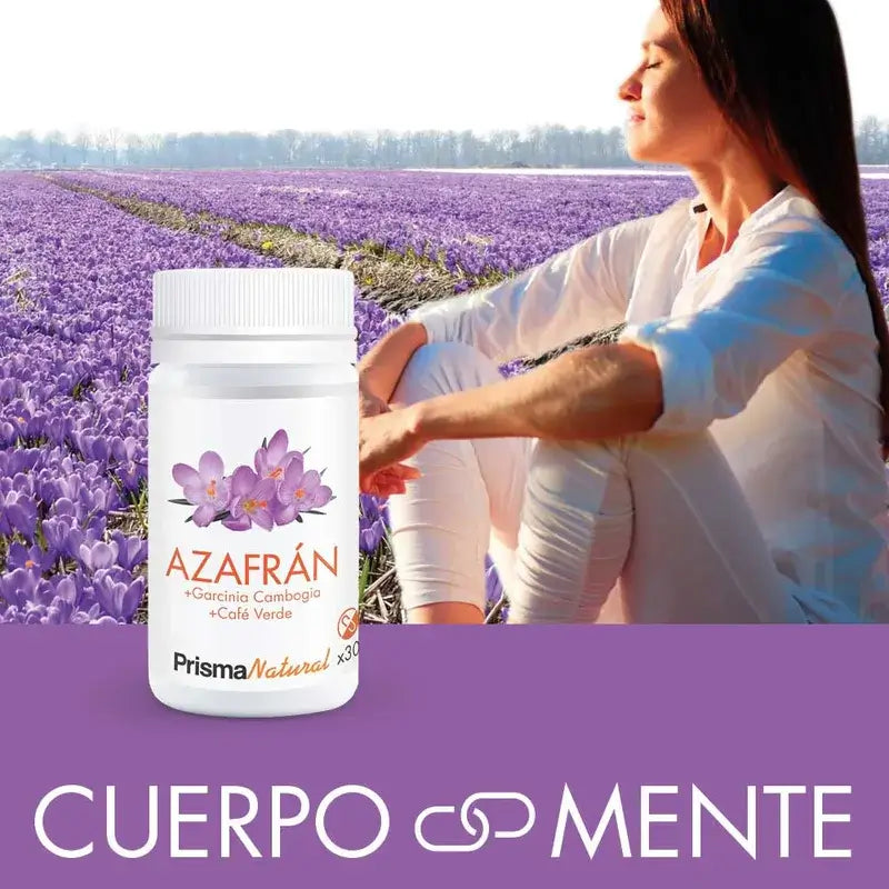 Prisma Natural Saffron+Garcinia+Green Coffee, 30 Capsules