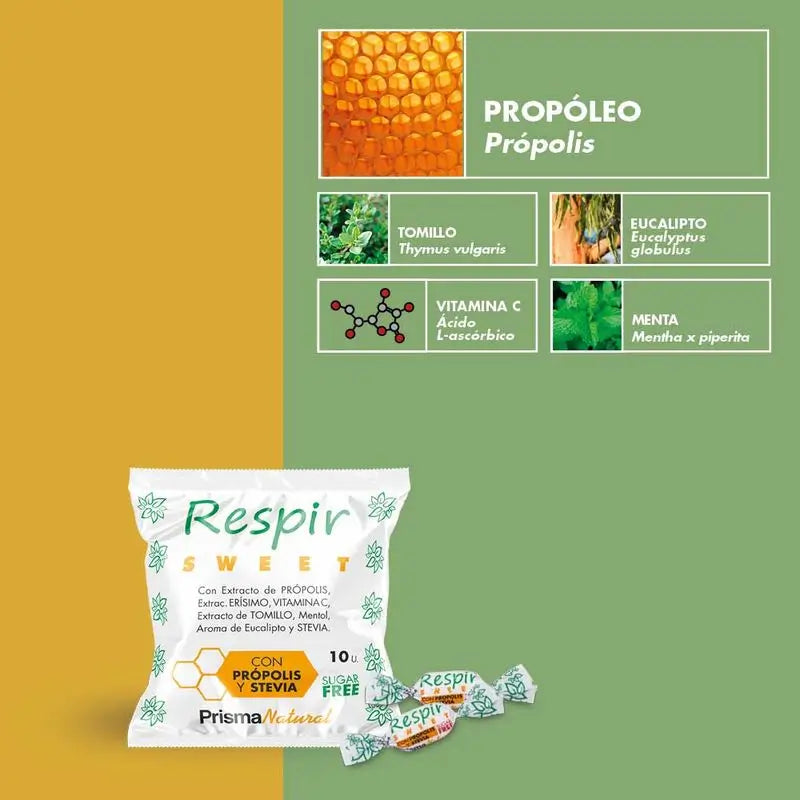 Prisma Natural Respir Sweets, 10 Candies
