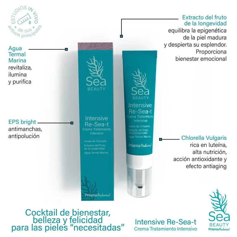 Prisma Natural Sea BeautyIntensive Re-Sea-T Facial Cream, 50 ml