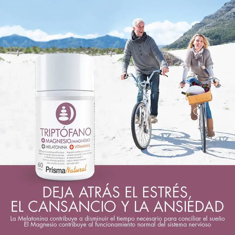 Prisma Natural Tryptophan + Mg + Melatonin, 60 Tablets
