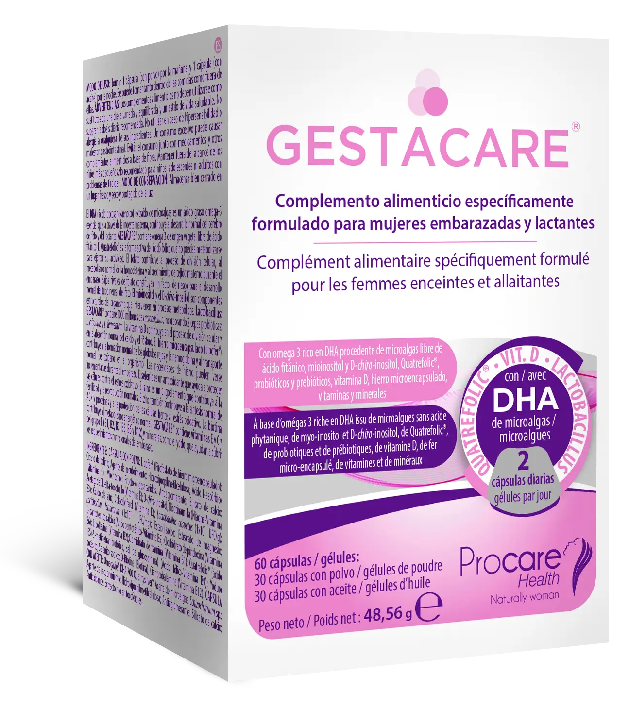 Gestacare, 60 capsules