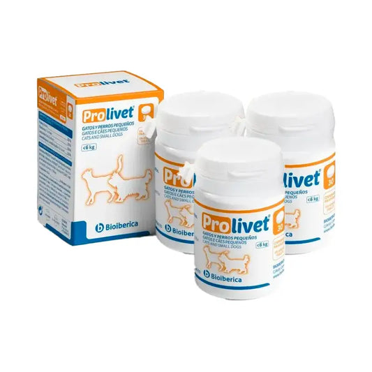 Prolivet Cats and Small Dogs, Pack 3 x 30 Tablets