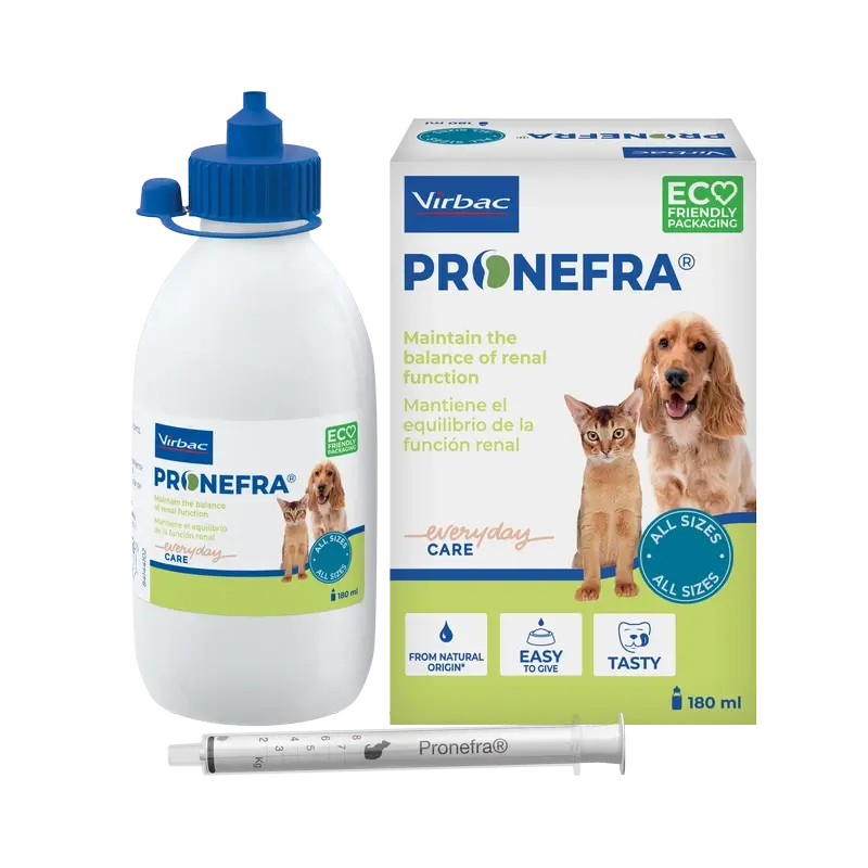 Virbac Pronefa Renal Supplement For Dogs and Cats, 180 ml