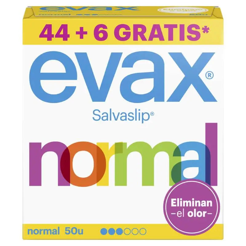 Evax Salvaslip Normal Panty Liner Protegeslips 50 units