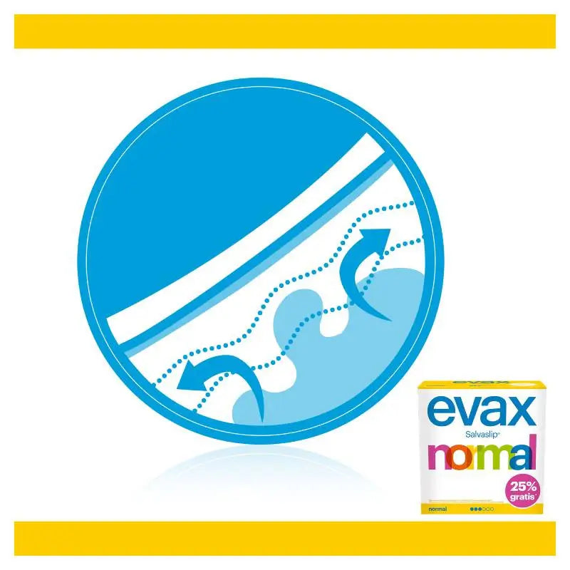 Evax Salvaslip Normal Panty Liner Protegeslips 50 units
