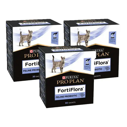 Purina Pro Plan Fortiflora Probiotic for Cats, Pack 3 x 30x1g